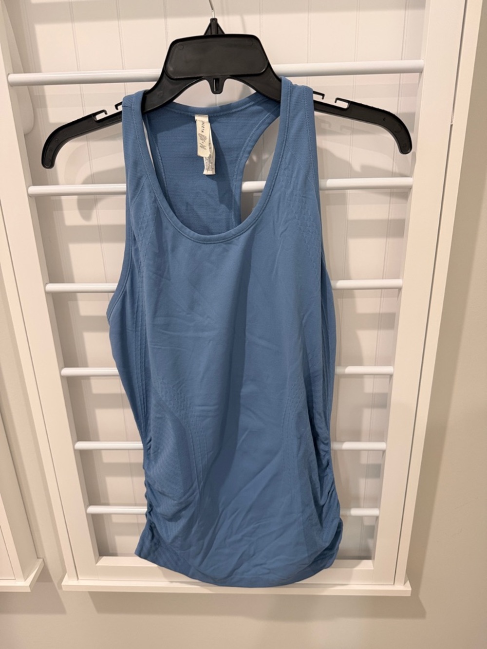 Athleta Speedlight Racerback Tank Top in Dusty Blue Sz Medium